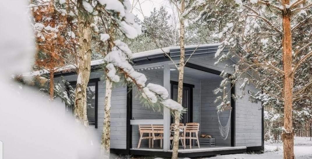 Sosnowy Raj Domki Nad Wkra Popielzyn Dolny Exterior foto