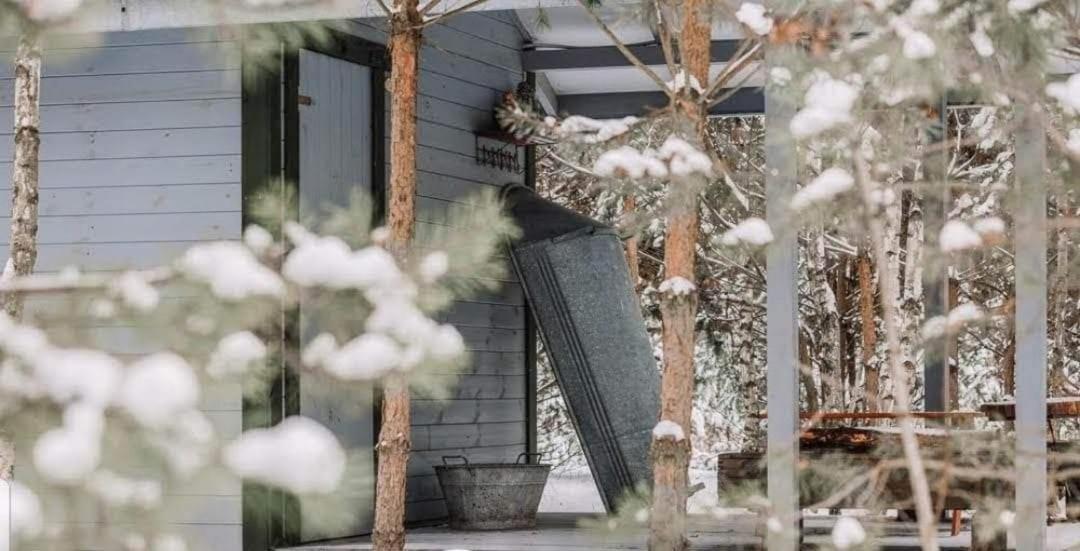 Sosnowy Raj Domki Nad Wkra Popielzyn Dolny Exterior foto